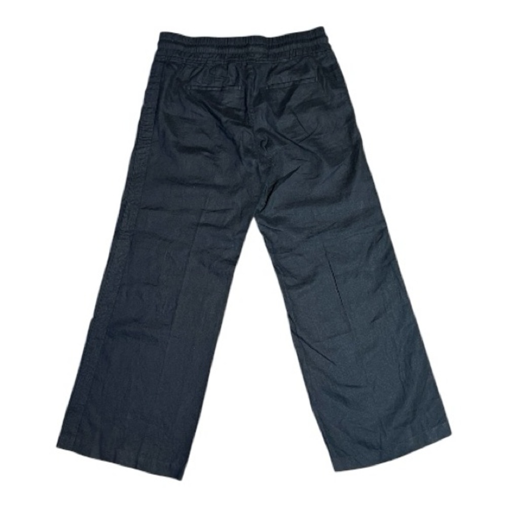 ATHLETA Women’s Black Wide Leg Cabo Linen Pants Size 10 - Picture 7 of 9